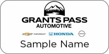 (image for) Grants Pass Automotive Standard White badge