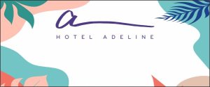 (image for) Hotel Adeline Logo Only Standard White Badge