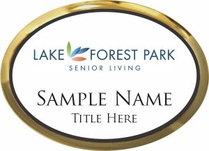 (image for) Lake Forest Park Oval Executive Gold badge