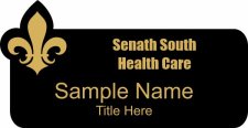(image for) Senath South Health Care Shaped Black Badge
