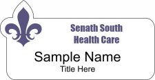 (image for) Senath South Health Care Shaped White badge