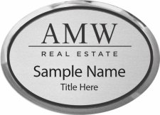(image for) Amanda Walsh Real Estate Oval Executive Silver badge