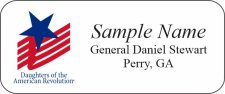 (image for) DAR - General Daniel Stewart Standard White Badge