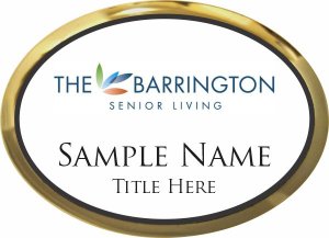 (image for) The Barrington Oval Executive Gold badge