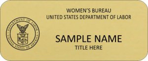 (image for) Department of Labor - Women\'s Bureau Standard Gold Badge