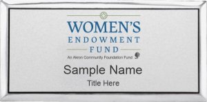 (image for) Akron Community Foundation - Women\'s Endowment Fund Executive Silver badge