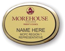 (image for) Morehouse College Parents Council Executive Oval Gold Badge
