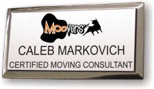 (image for) Moovers Silver Executive Metal Framed Badge