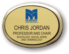 (image for) Morehead State University Executive Oval Gold Badge