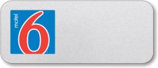 (image for) Motel 6 Silver Logo Only Badge