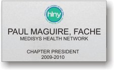 (image for) Healthcare Leaders of New York Silver Badge