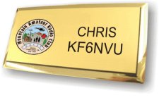 (image for) Mountain Amateur Radio Club Executive Gold Badge