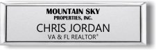 (image for) Mountain Sky Properties, Inc. Small Silver Executive Badge