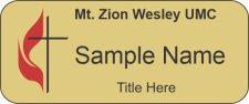 (image for) Mt. Zion Wesley UMC Standard Gold badge
