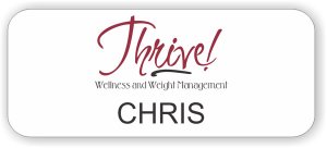 (image for) Thrive Wellness & Weight Management White Badge