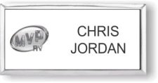 (image for) MVP RV White Badge on Silver Executive Frame