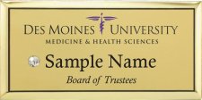 (image for) Des Moines University Executive Gold Badge - Board of Trustees
