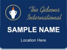 (image for) Gideons International - Pocket Insert Badge
