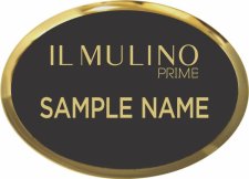 (image for) Il Mulino Prime - Oval Executive Gold Badge - Black Background