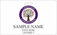 (image for) Language Connection - Photo ID Badge