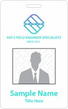 (image for) Ray's Field Engineer Specialists - Photo ID Badge