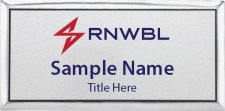 (image for) RNWBL - Silver Executive Badge with Title