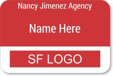 (image for) Nancy Jimenez SF Name and DBA Name Badge