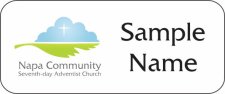 (image for) Napa Community Seventh Day Adventist Church Standard White badge