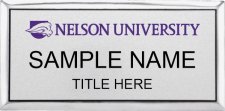 (image for) Nelson University Executive Silver Badge Logo B