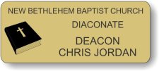 (image for) New Bethlehem Baptist Church Gold Badge