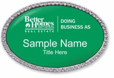 (image for) Better Homes and Gardens Real Estate Bling Silver Badge