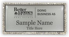 (image for) Better Homes and Gardens Real Estate Bling Silver badge