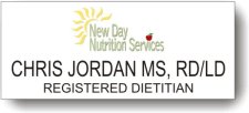 (image for) New Day Nutrition Services White Badge