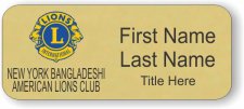 (image for) New York Bangladeshi American Lions Club Gold Badge