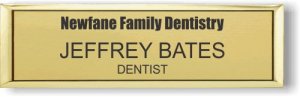 (image for) Newfane Family Dentistry Small Executive Gold Badge