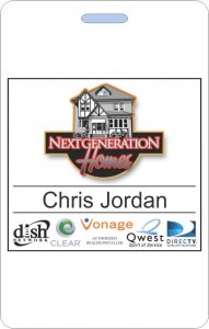 (image for) Next Generation Homes White ID Badge