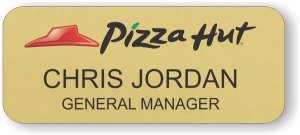 (image for) Pizza Hut Logo 2 Gold Badge