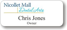 (image for) Nicollet Mall Dental Arts White Badge