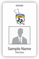 (image for) Nurse Management Photo ID Name Badge Vertical
