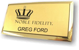 (image for) Noble Fidelity Executive Gold Badge