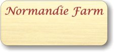 (image for) Normandie Farm Restaurant Gold Logo Only Badge