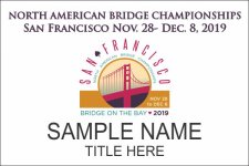 (image for) North American Bridge Championships White Badge