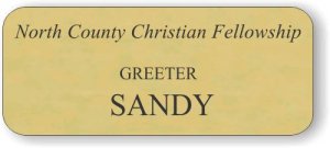 (image for) North County Christian Fellowship Gold Badge