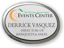 (image for) NOS Event Center Silver Oval Executive Badge