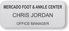 (image for) Mercado Foot & Ankle Center Badge A Silver Executive