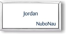 (image for) NuboNau Executive White Silver Framed Badge