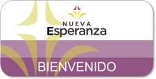 (image for) Nueva Esperanza Name Badge - Bienvenido