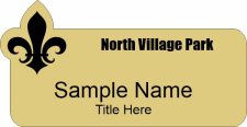 (image for) North Village Park Shaped Gold badge