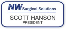 (image for) NW Surgical Solutions White Badge