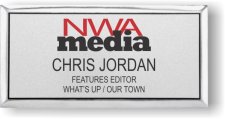 (image for) NWA Media Silver Executive Badge - Layout 2